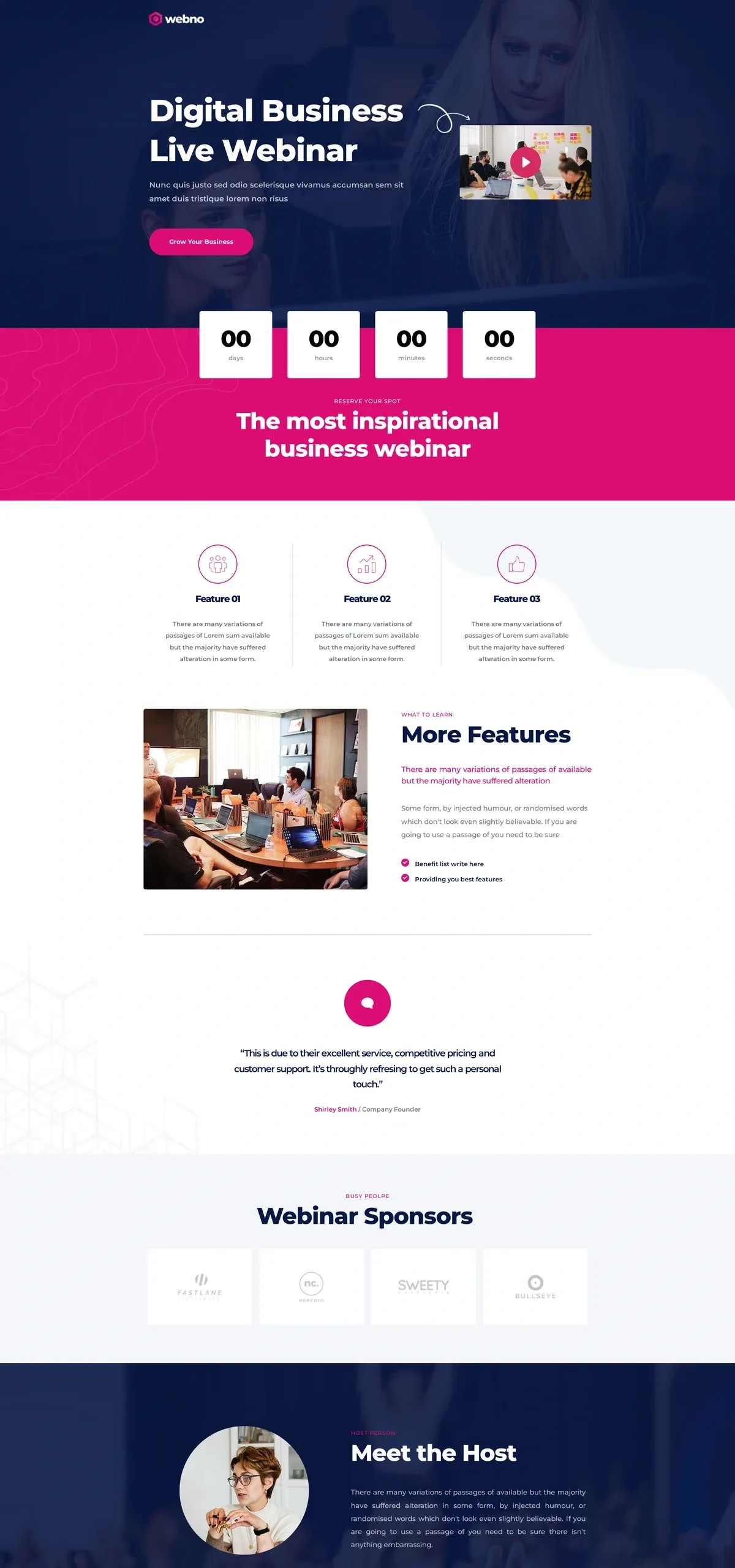 Webno 设计作品WordPress模板