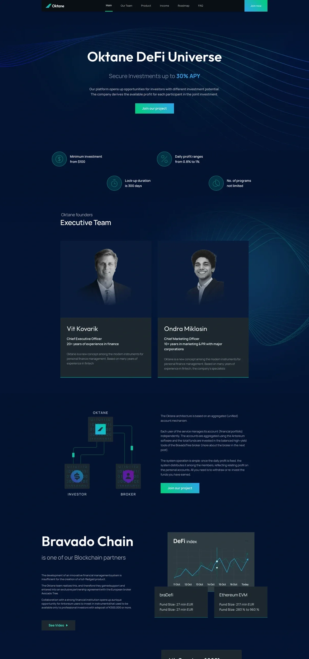 Oktane Crypto 金融保险WordPress模板