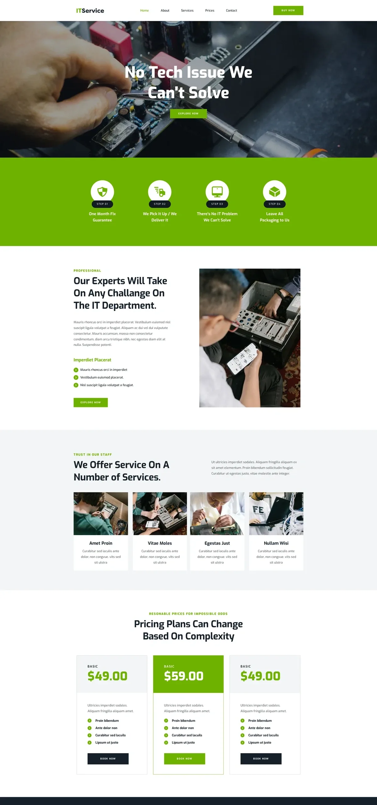 IT Service SaaS工具WordPress模板