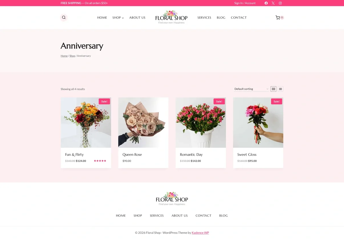 Floral Shop 03 周年纪念