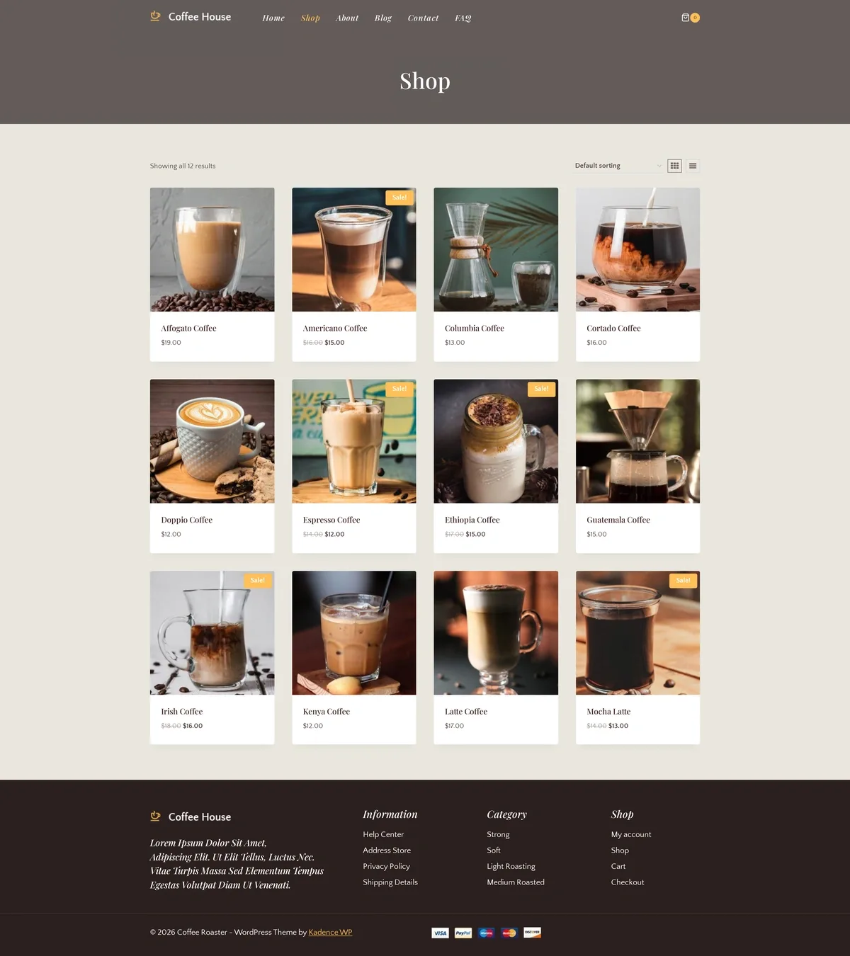 Coffee Roaster 02 商店