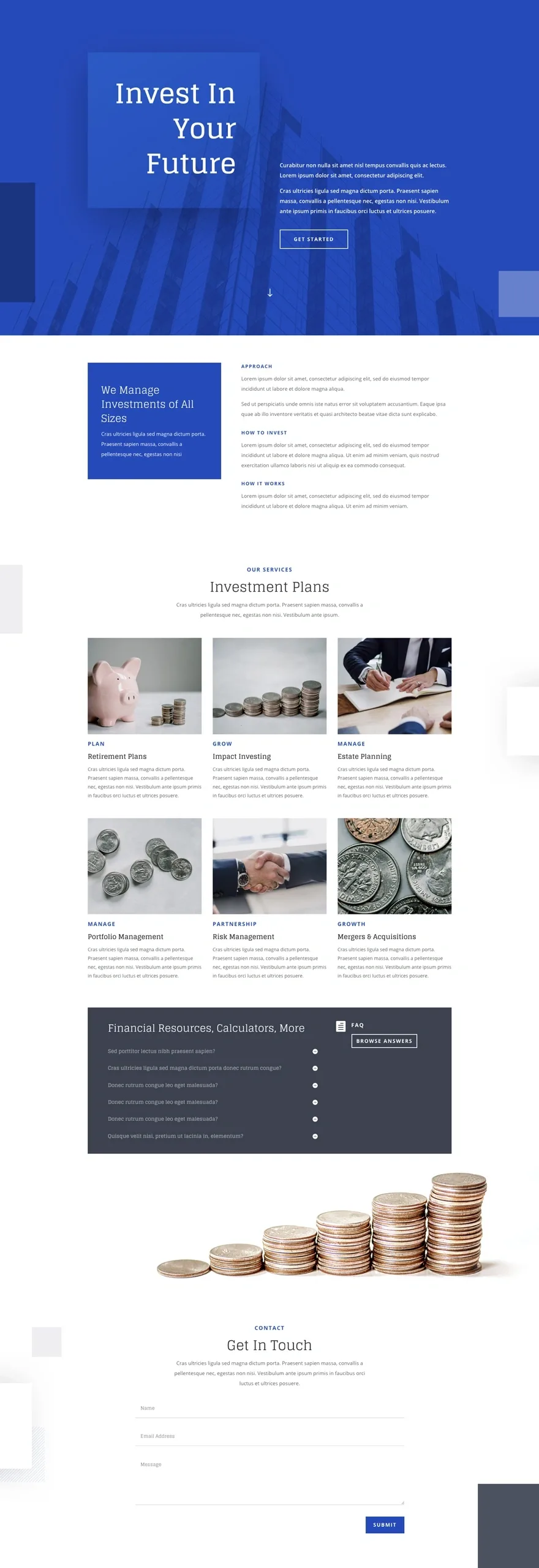 Investment Company 金融保险WordPress模板