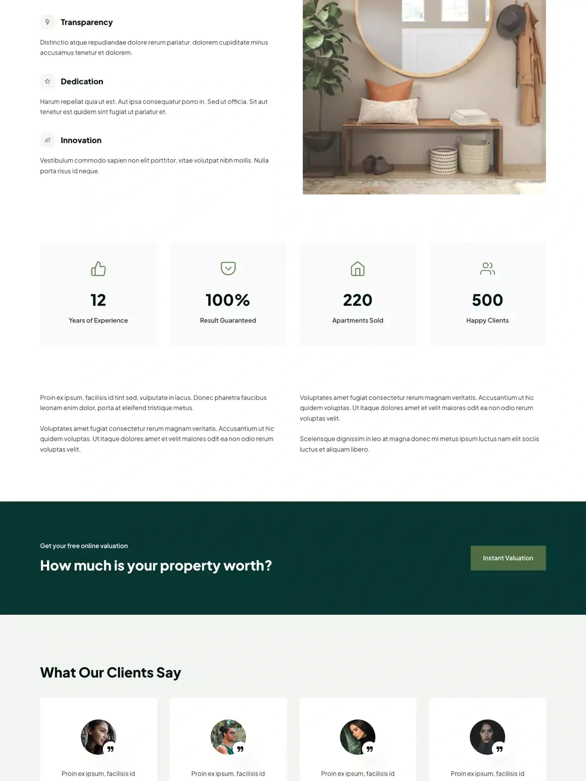 Real Estate 05 联络页面