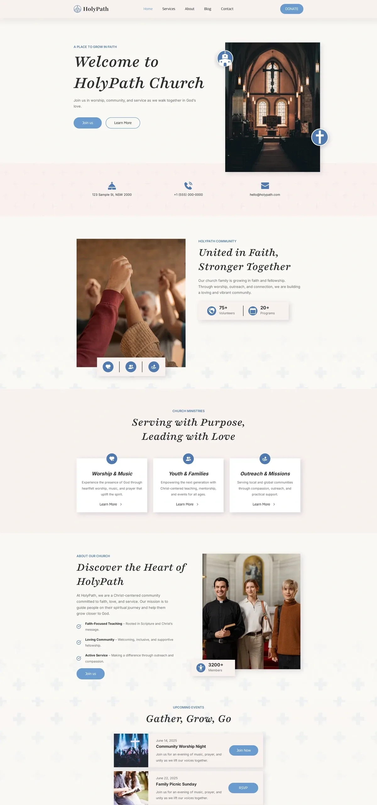 Holy Path 生活品牌WordPress模板