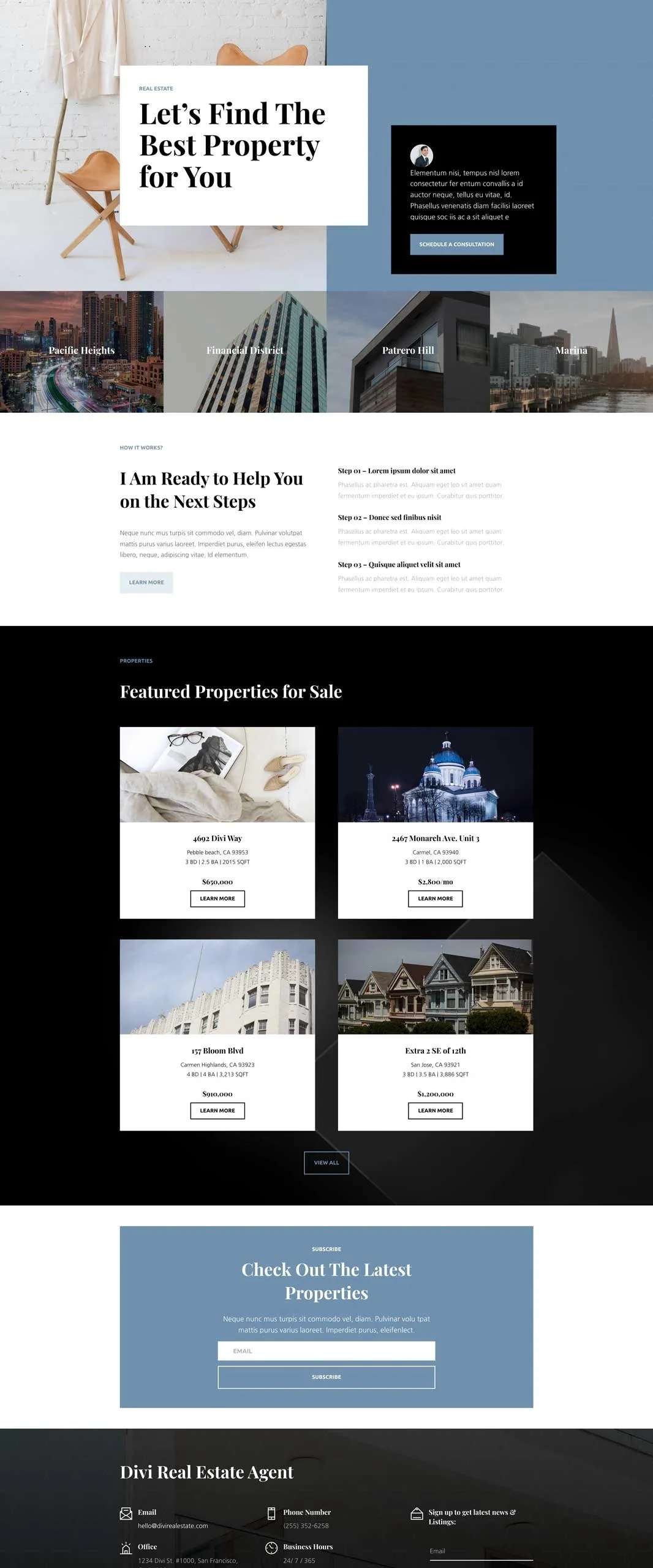 Real Estate Agent 房地产企业WordPress模板