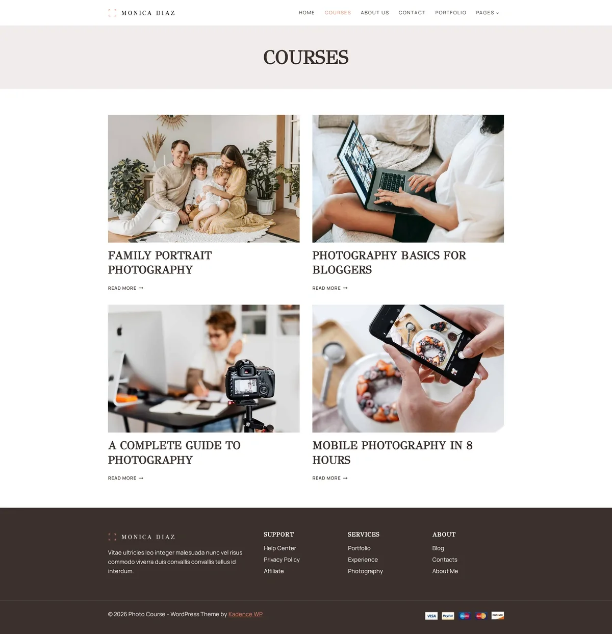 Photo Courses 02 课程