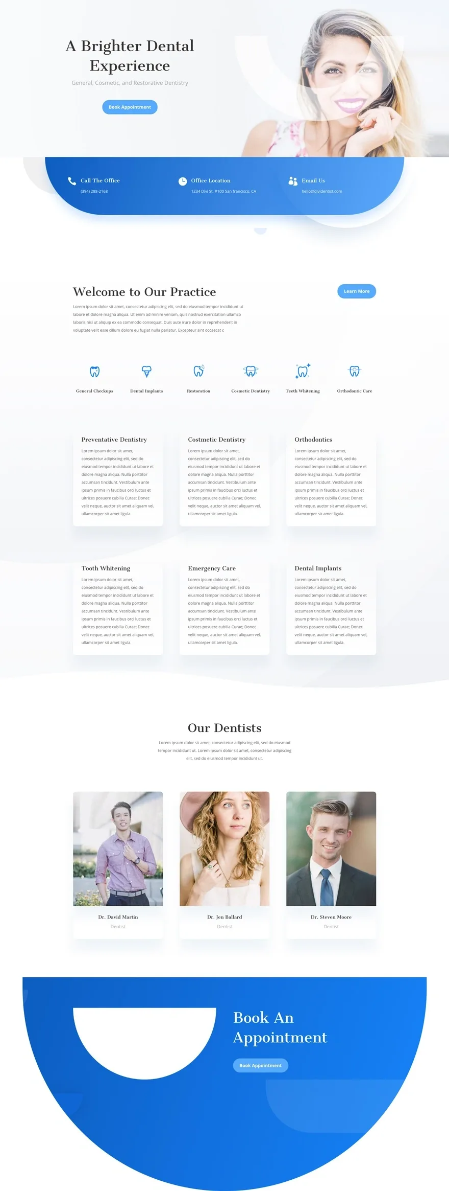 Dentist 健康诊疗WordPress模板