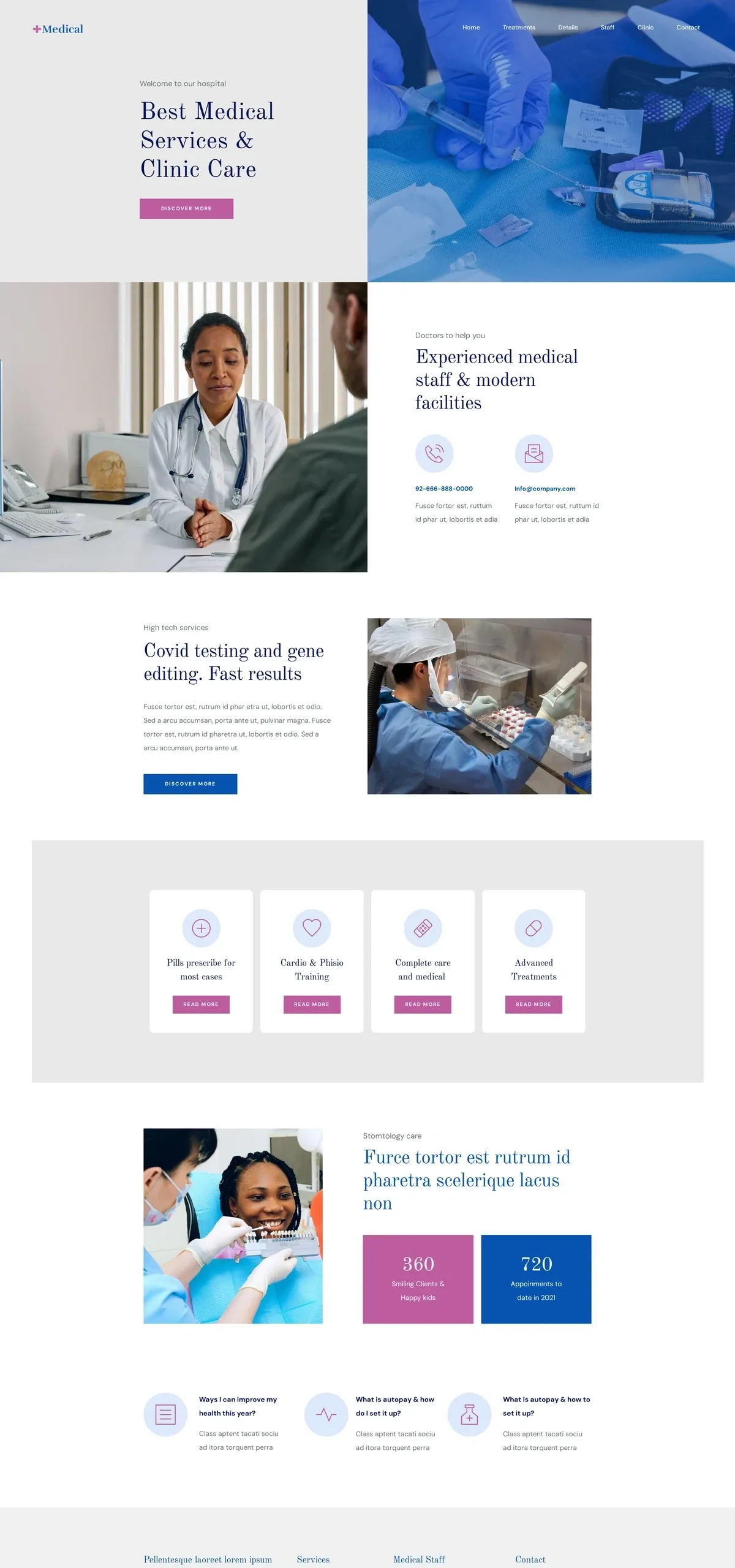 Medical Center 健康诊疗WordPress模板