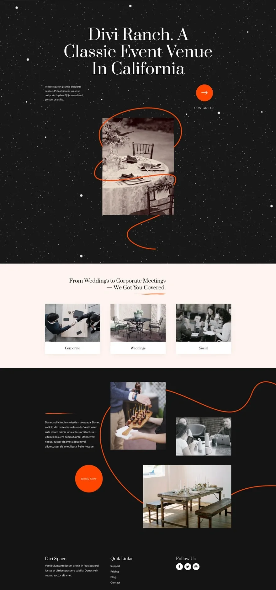 Event Venue 活动策划WordPress模板