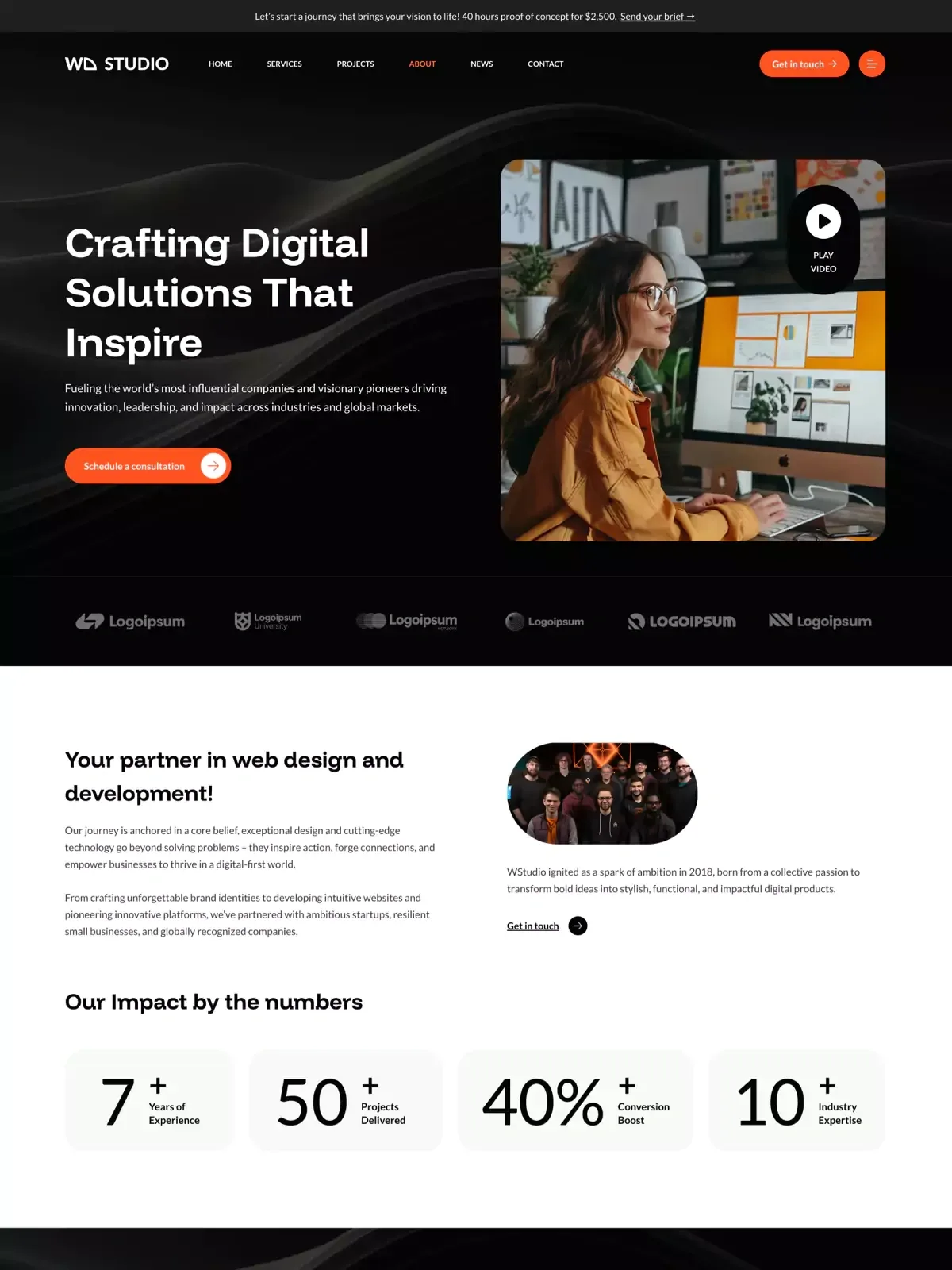 Web Studio 03 关于页面
