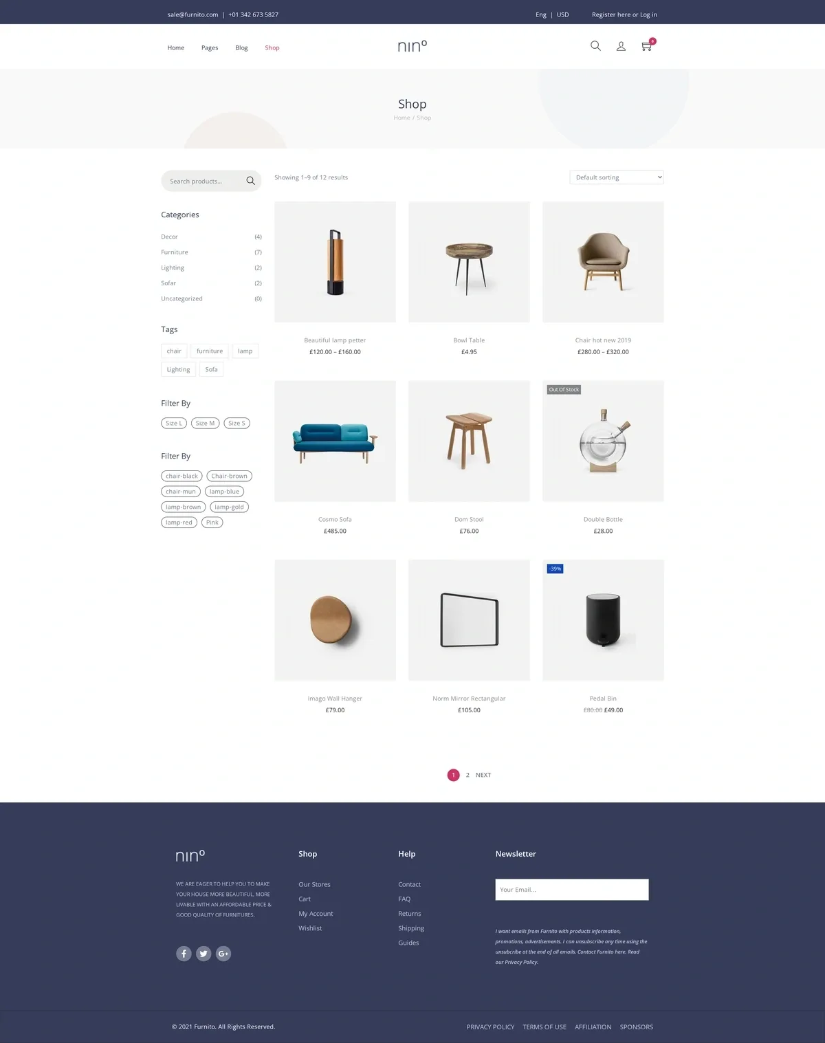 Furnito – Furniture Furniture 05 Shop