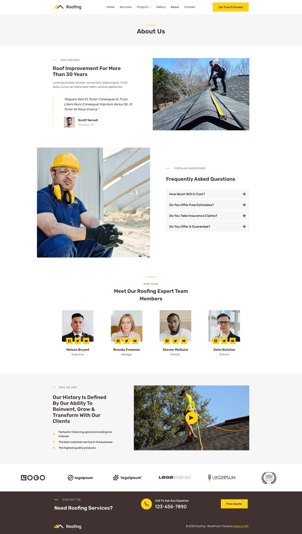 Roofing 关于