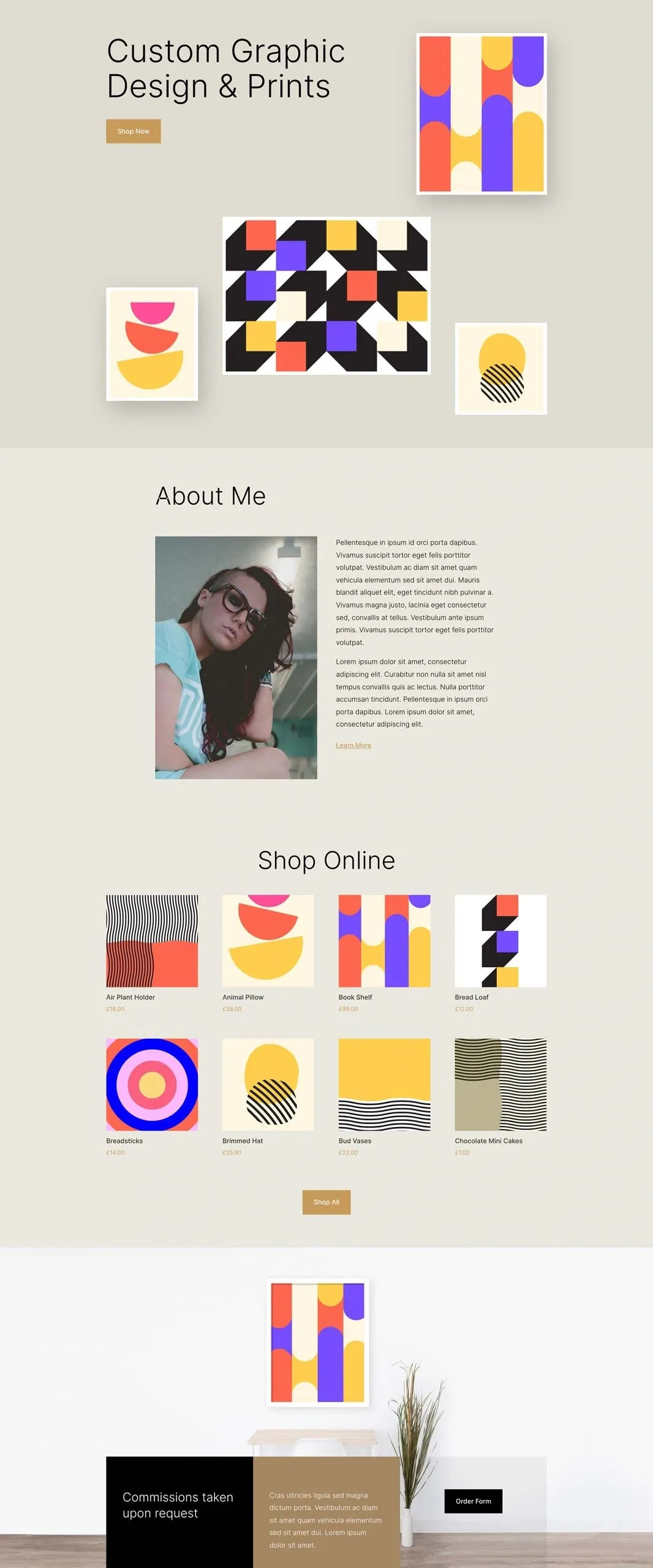 Print Designer 设计作品集WordPress模板