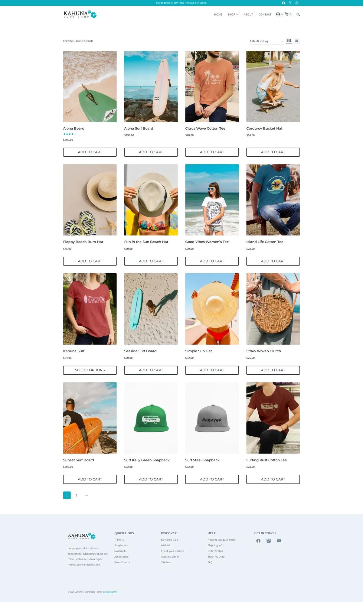 Surf Shop 02 商店展开