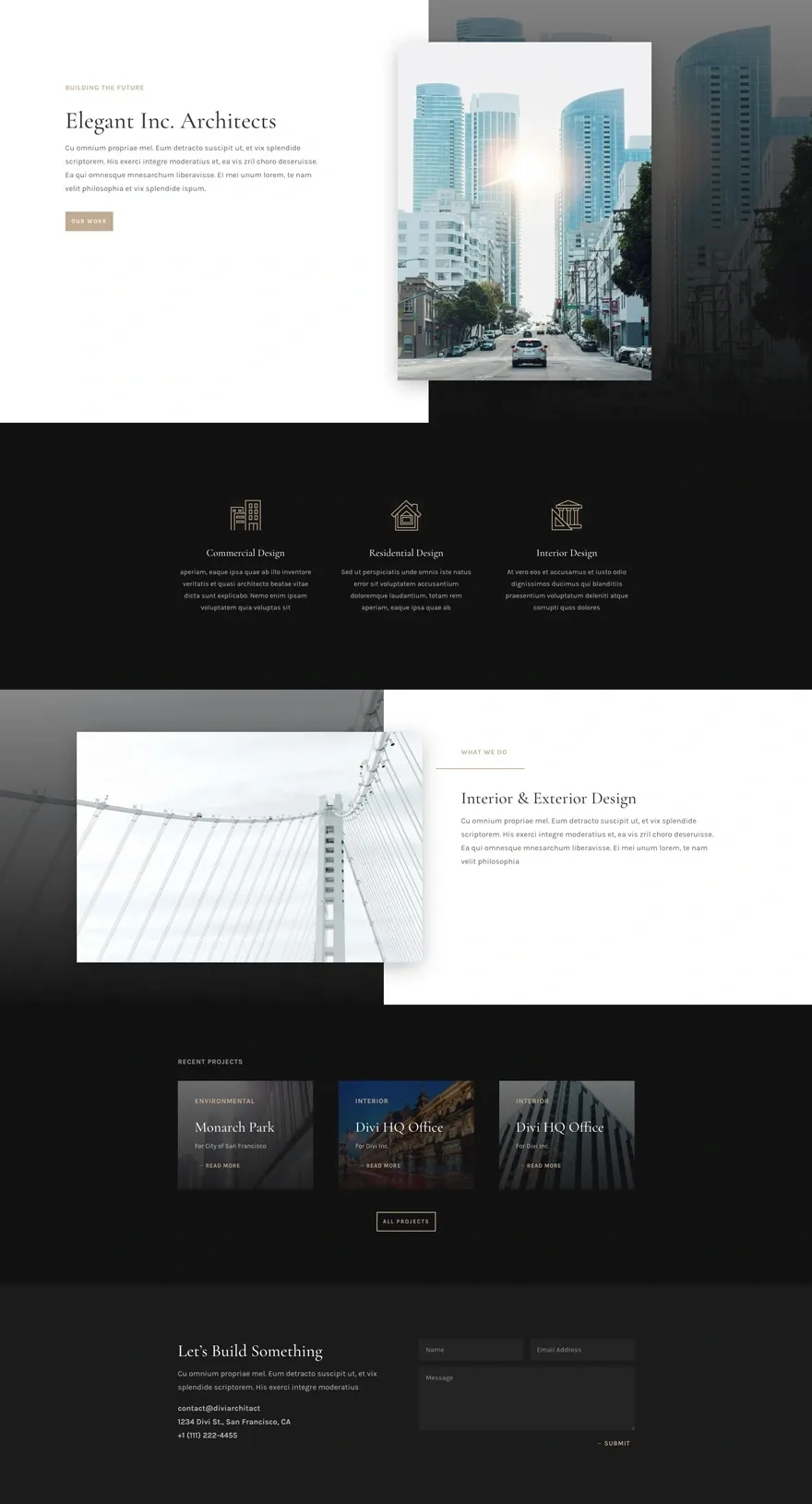 Architecture Firm 建筑室内设计WordPress模板