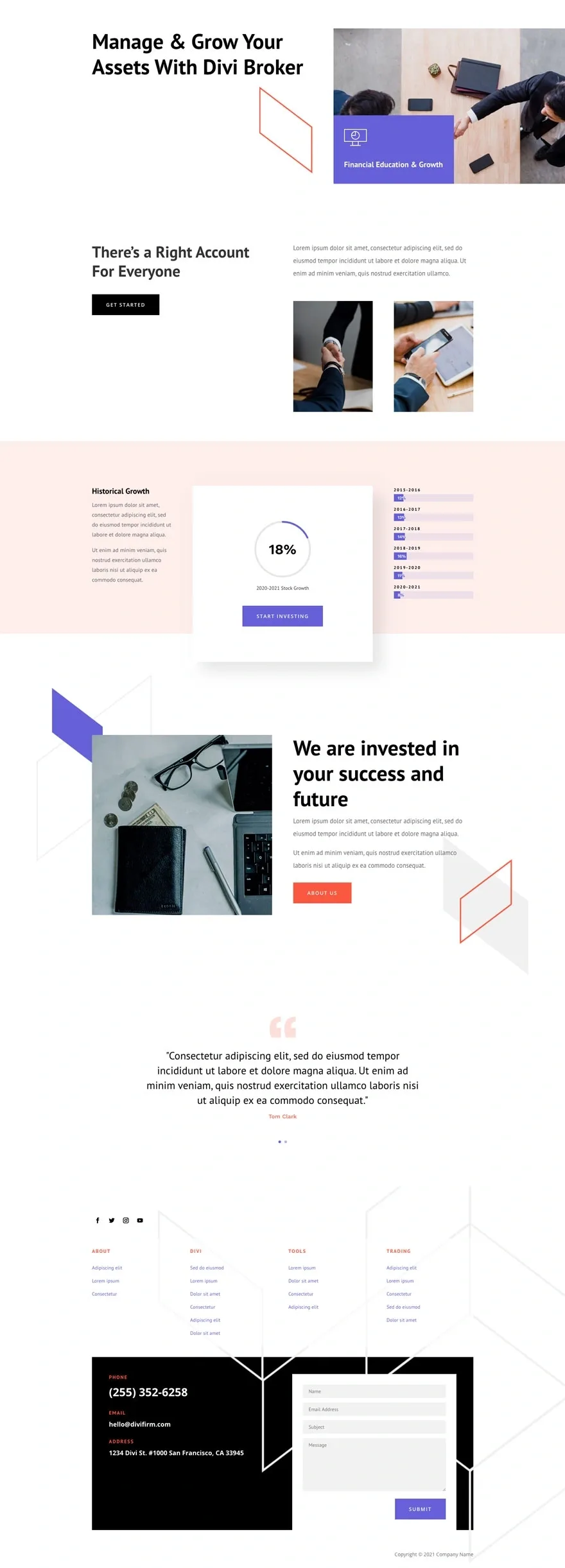 Brokerage Firm 企业顾问WordPress模板