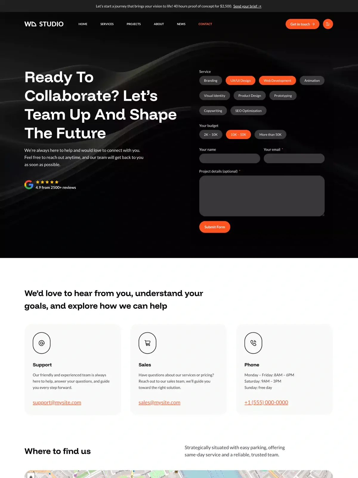 Web Studio 05 联络页面