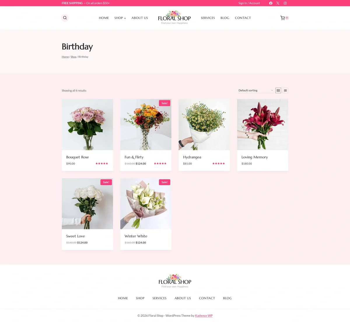 Floral Shop 05 生日