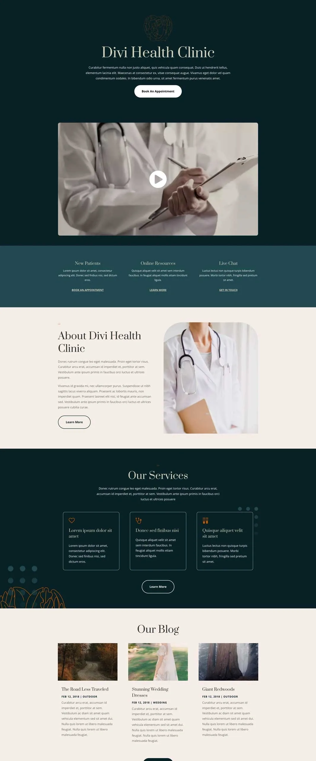 Health Center 健康诊疗WordPress模板