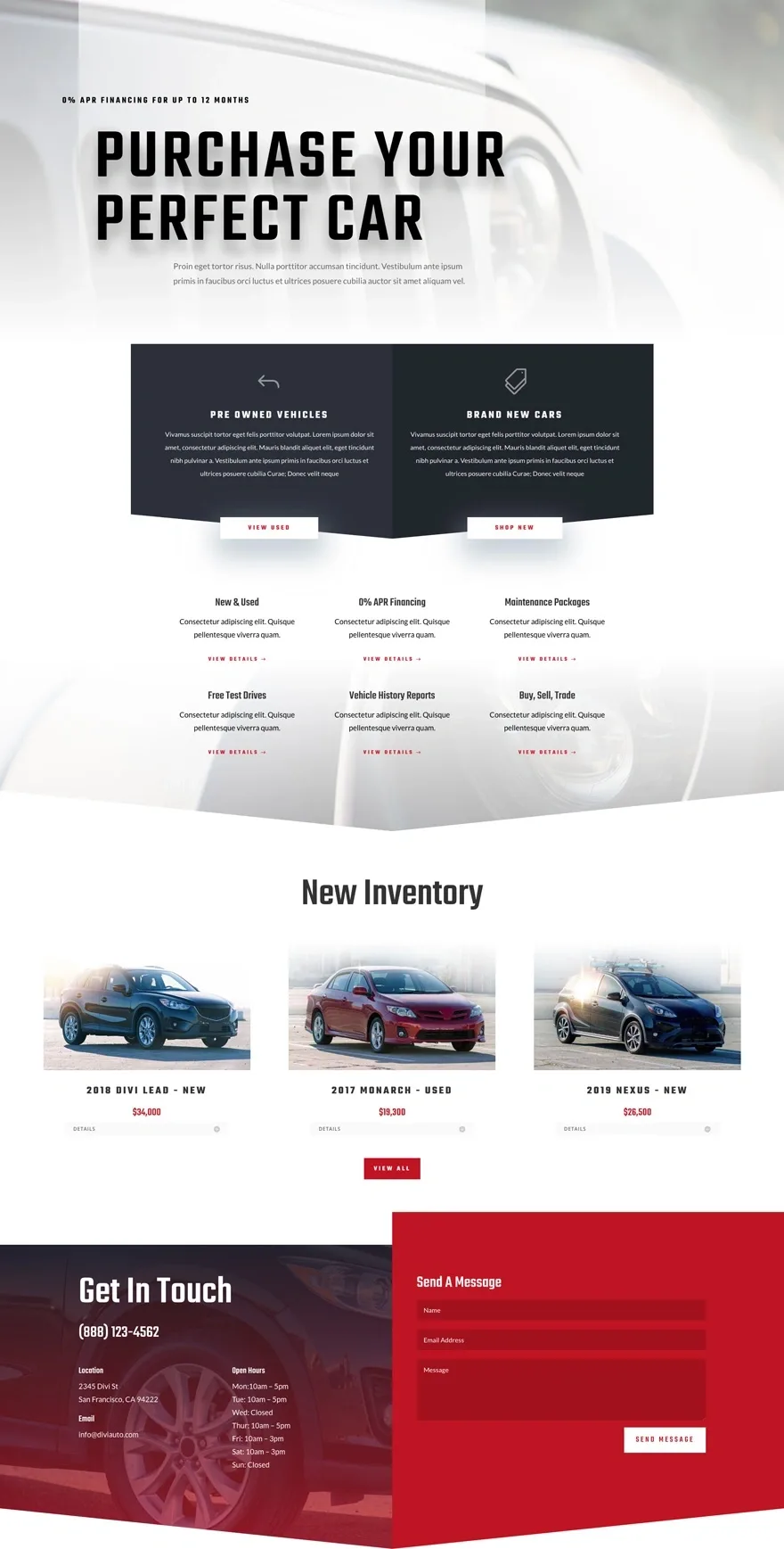 Car Dealer 汽车服务WordPress模板