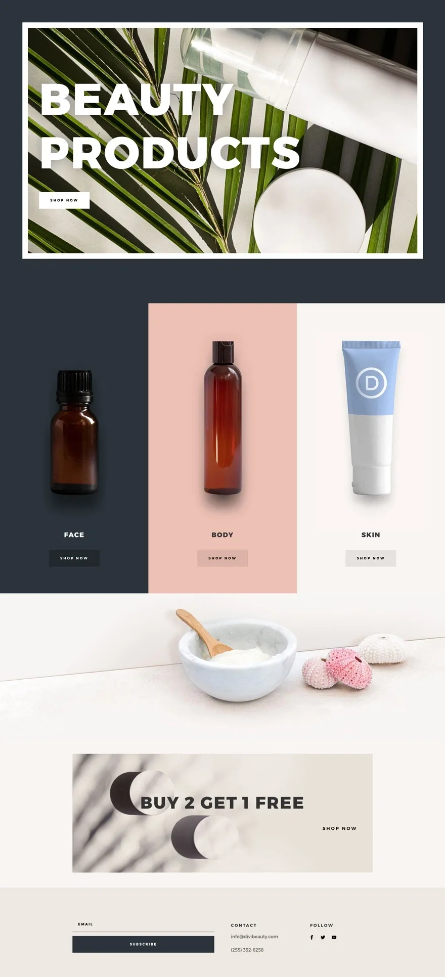 Beauty Product 美妆电商WordPress模板