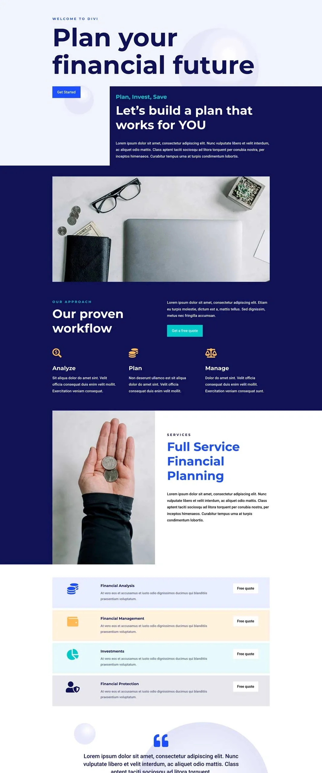 Financial Services 金融科技WordPress模板