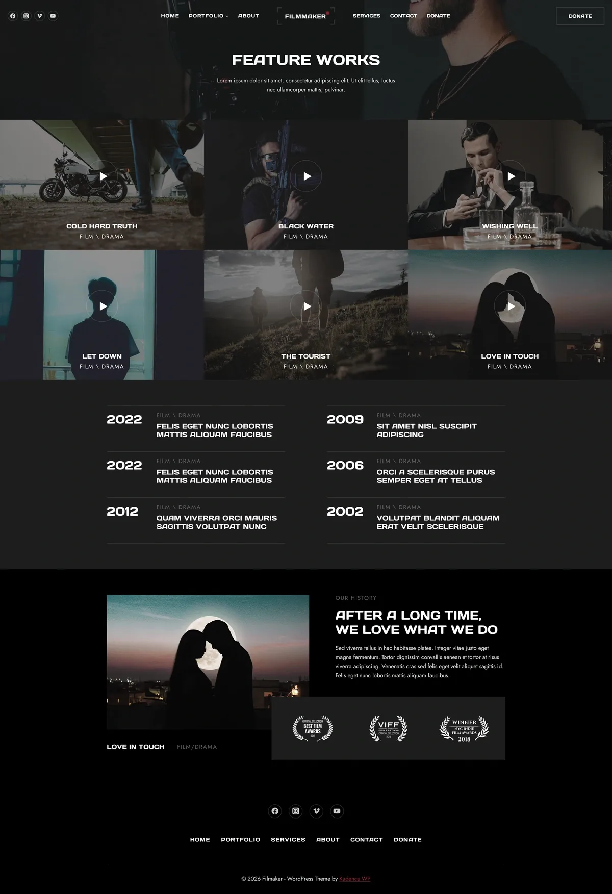 Filmmaker 作品集展开