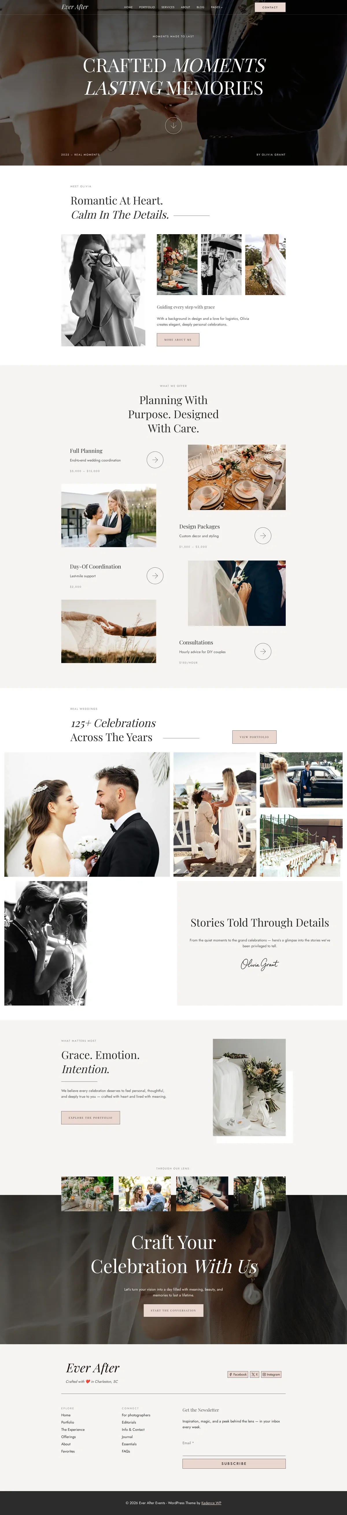 Ever After 婚礼网站WordPress模板