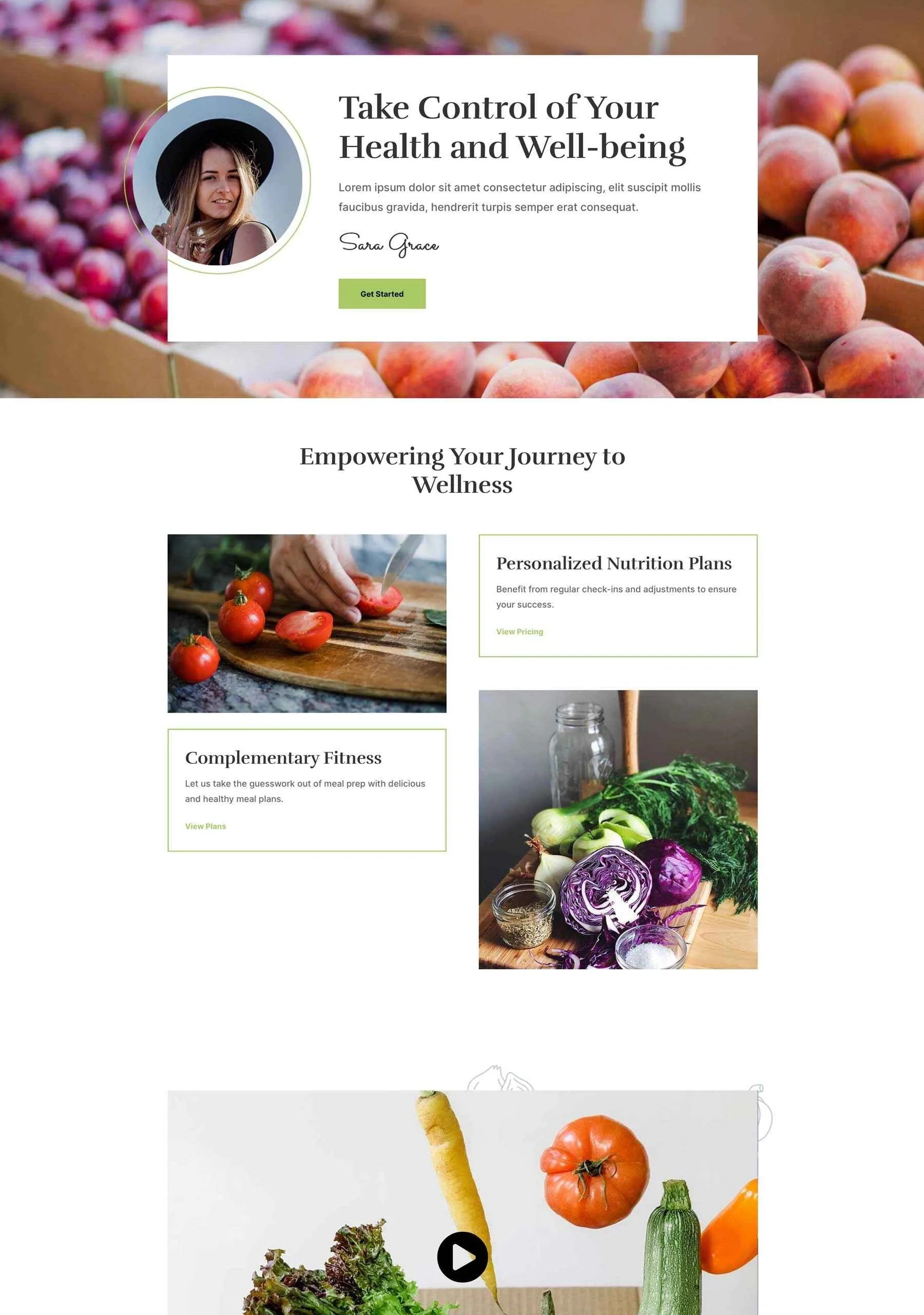Nutrition Coaching 营养健康WordPress模板