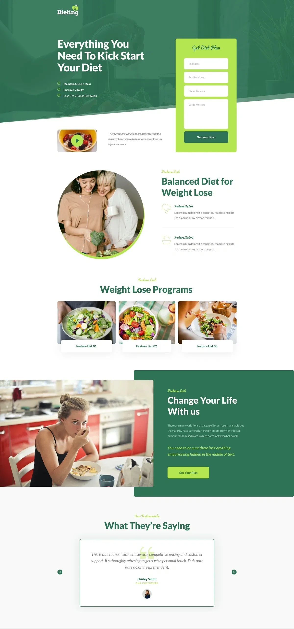 Dieting 健康诊疗WordPress模板