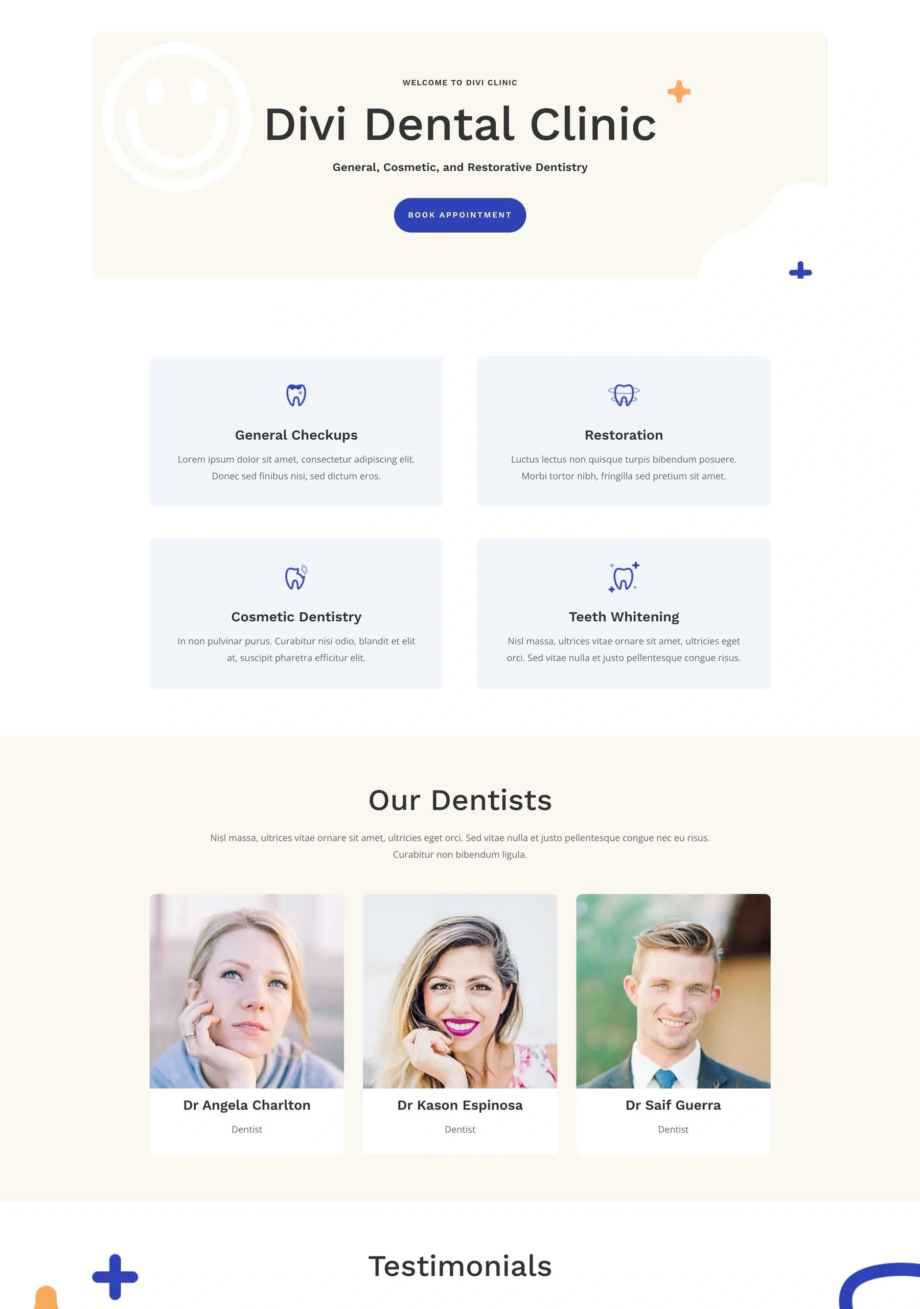 Dental Office 健康诊疗WordPress模板