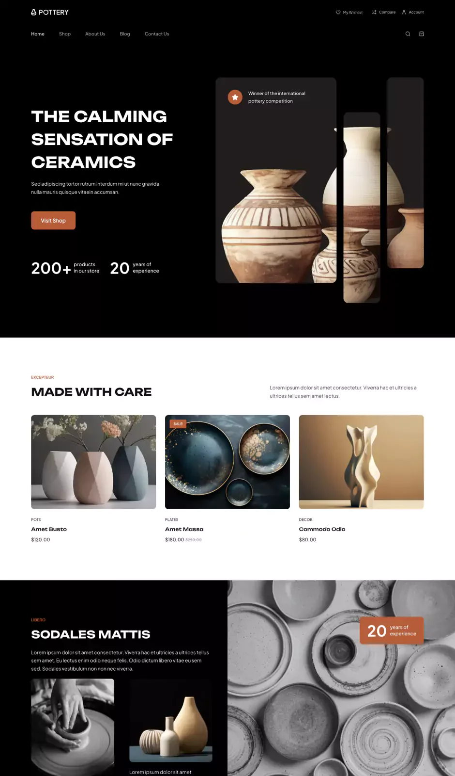 Pottery 陶瓷电商WordPress模板